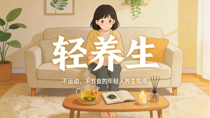 不运动、不节食，适合年轻人的 “轻养生” 方式