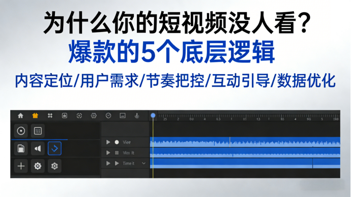 为什么你的短视频没人看？爆款的 5 个底层逻辑